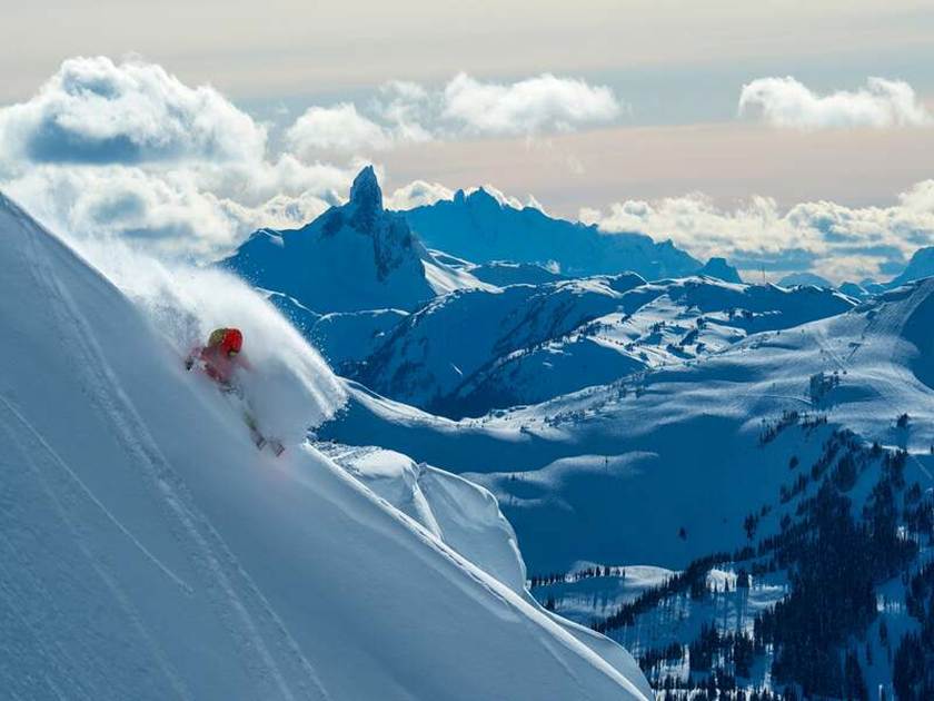 Skiing and Snowboarding in Whistler Blackcomb