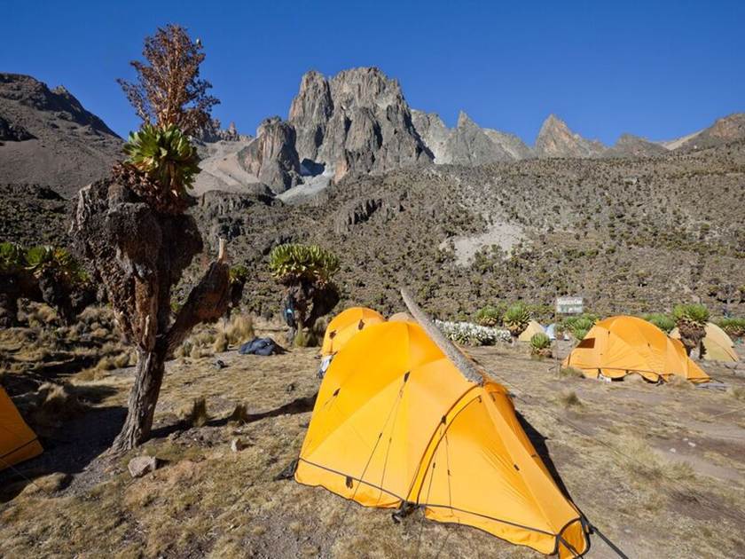 Hiking and Mountaineering on Mount Kenya