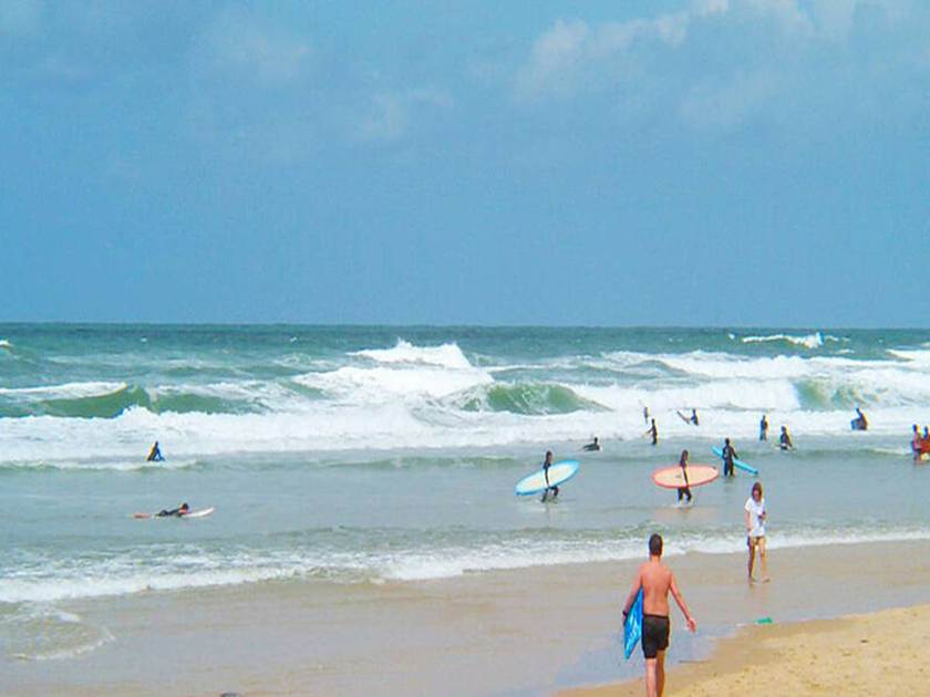 Surfing on the Atlantic Coast