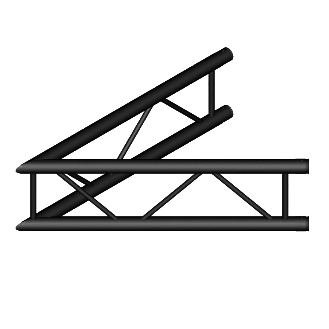 DuraTruss DT 32/2-C19V-L45 black – stigetruss i DT 32/2 Black-serien