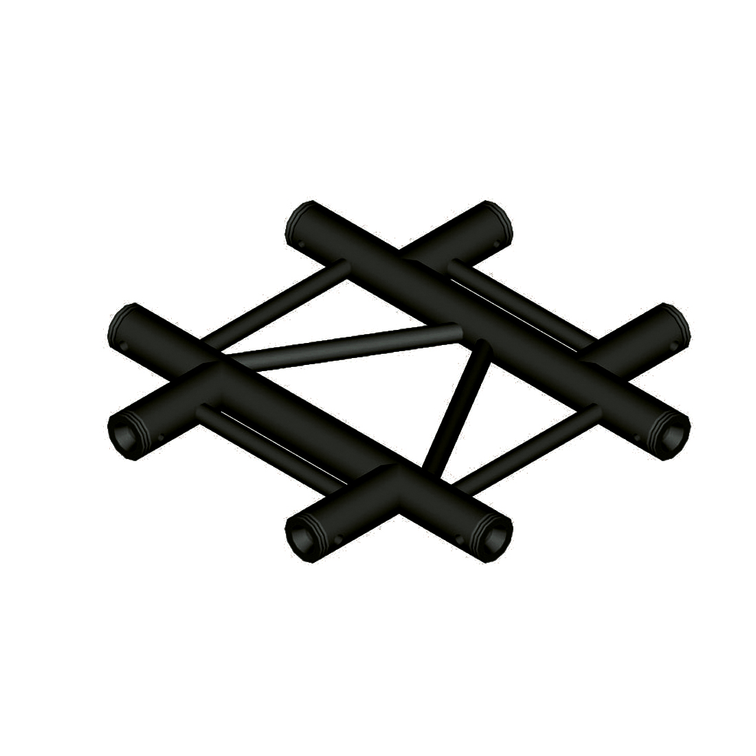 DuraTruss DT 32/2-C41HX Black – stigetruss i DT 32/2 Black-serien