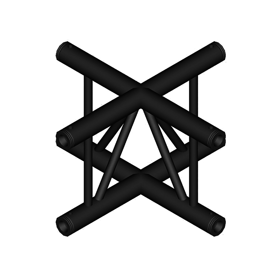 DuraTruss DT 32/2-C41VX Black – stigetruss i DT 32/2 Black-serien