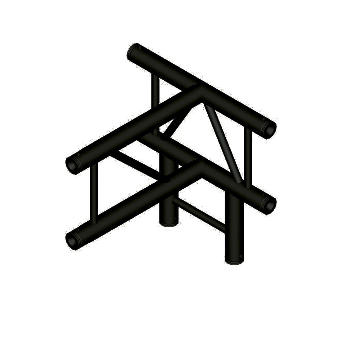 DuraTruss DT 32/2-T42V-TD Black – stigetruss i DT 32/2 Black-serien