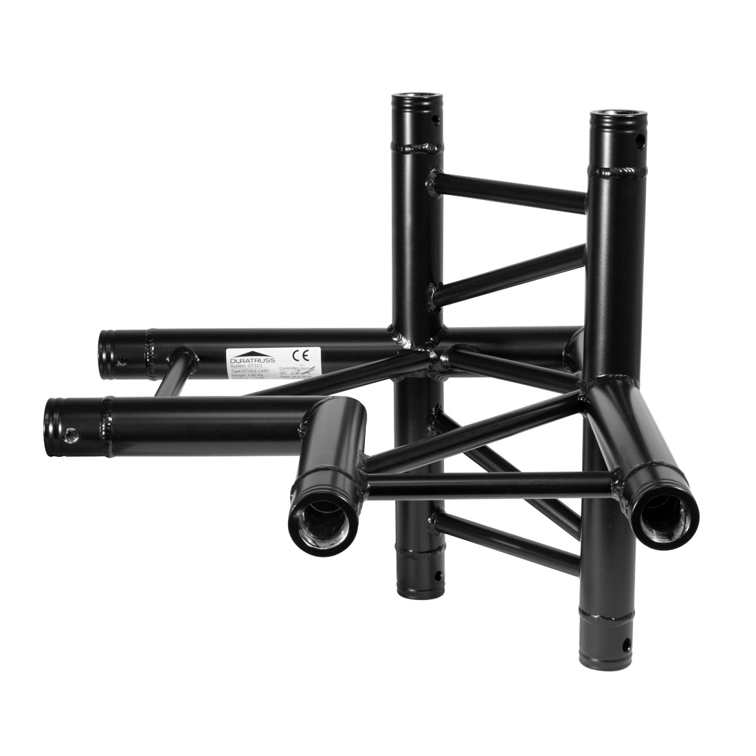 DuraTruss DT 32/2-C44H Black – stigetruss i DT 32/2 Black-serien