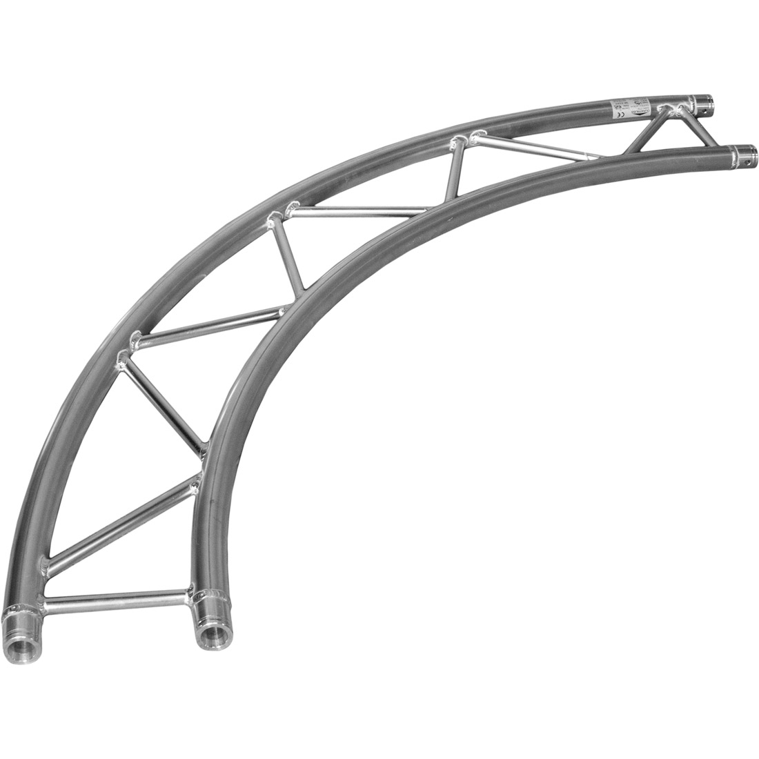 DuraTruss DT 32/2H-Circle Part-2m-90° – stigetruss i DT 32/2-serien