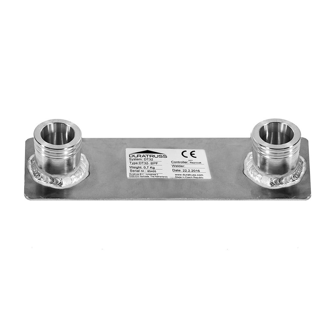 DuraTruss DT 32-BPF – baseplate for truss
