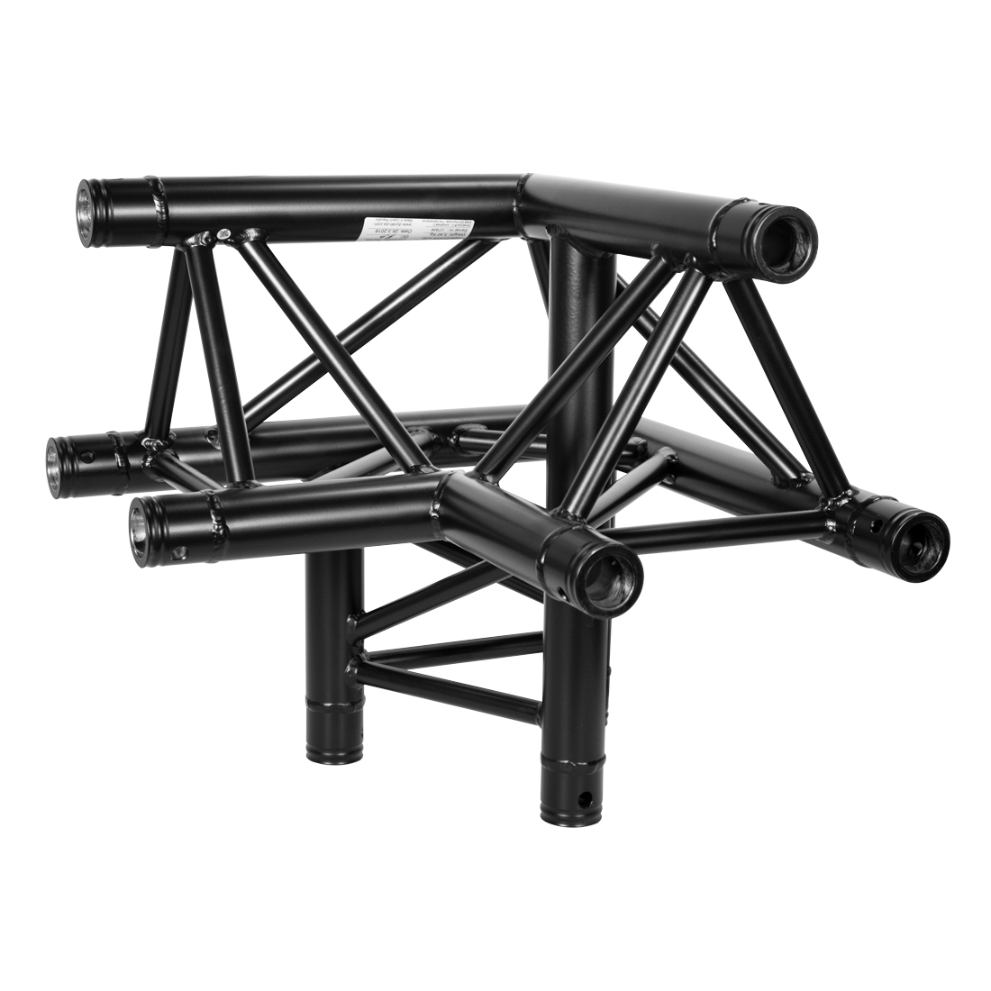 DuraTruss DT 33/2-C32-LU Black – trekanttruss i DT 33/2 Black-serien