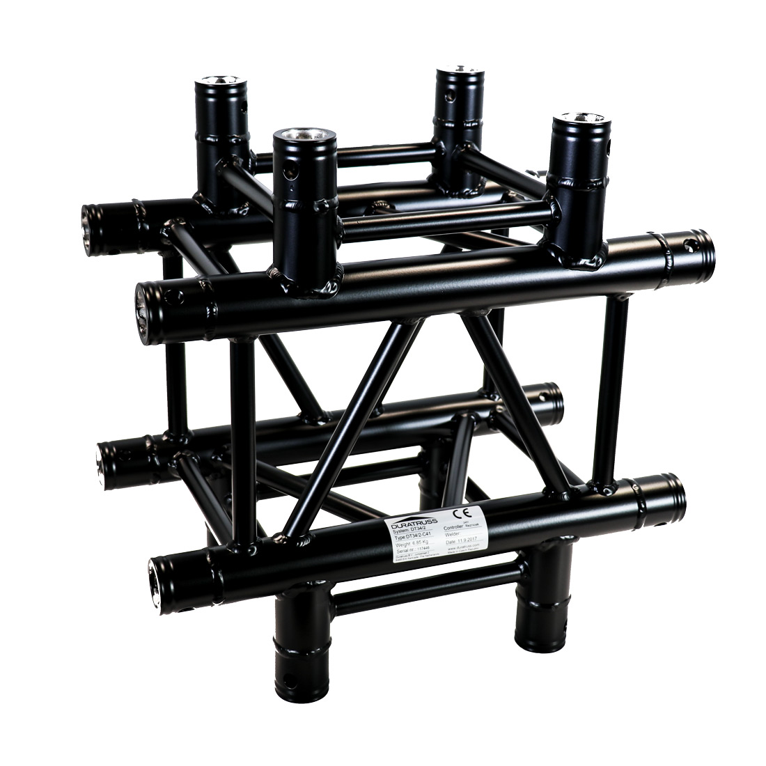 DuraTruss DT 34/2-C41 Black – firkanttruss i DT 34/2-serien