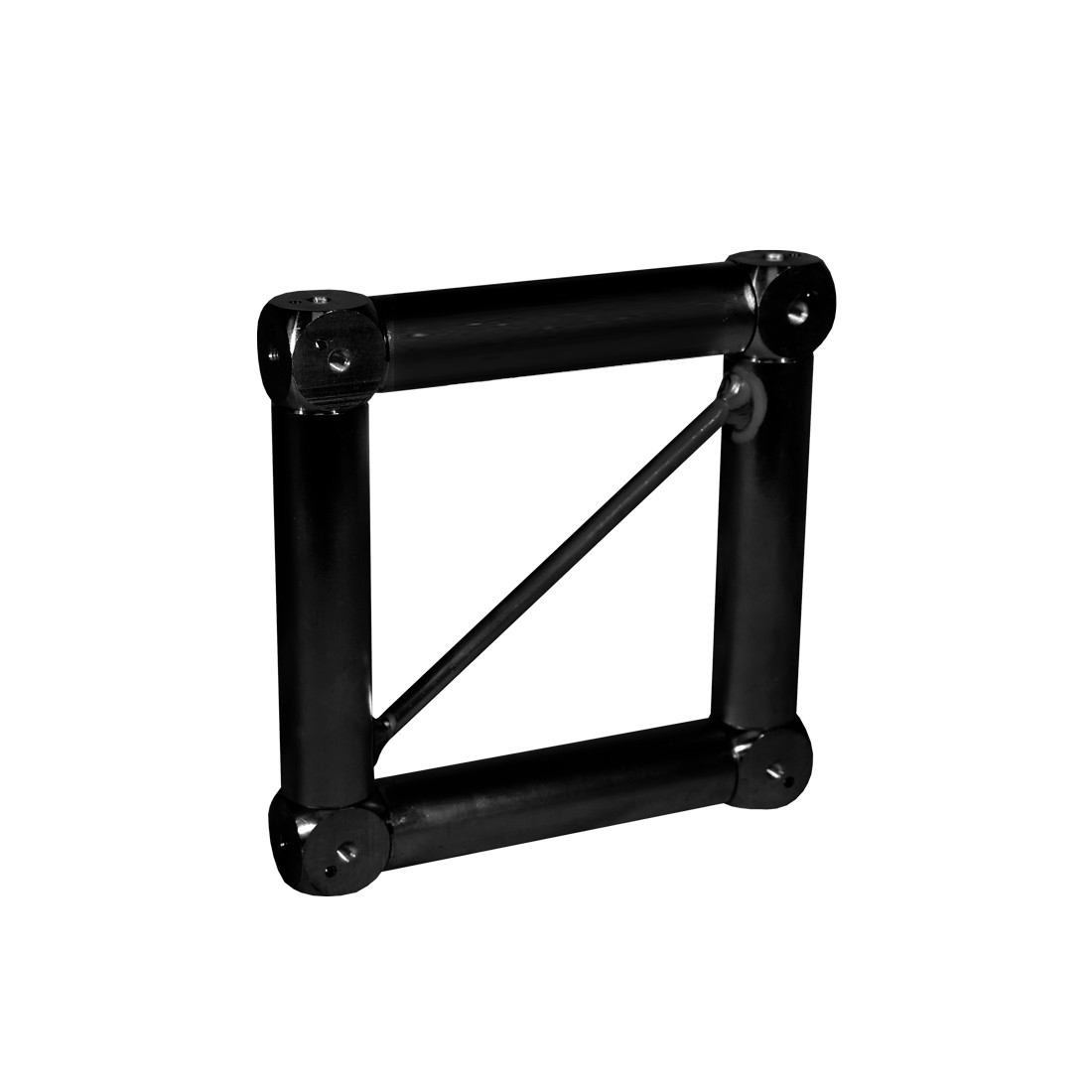 DuraTruss DT 24/2-DT 22/2-Adapter Frame Black – firkanttruss i DT 24/2-serien