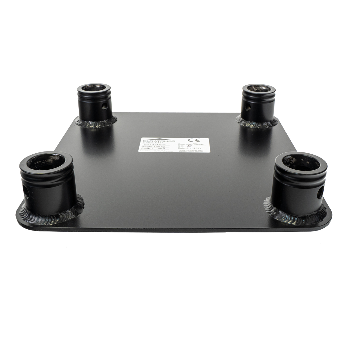 DuraTruss DT 34-BPF Black – firkanttruss i DT 34/3 Black-serien