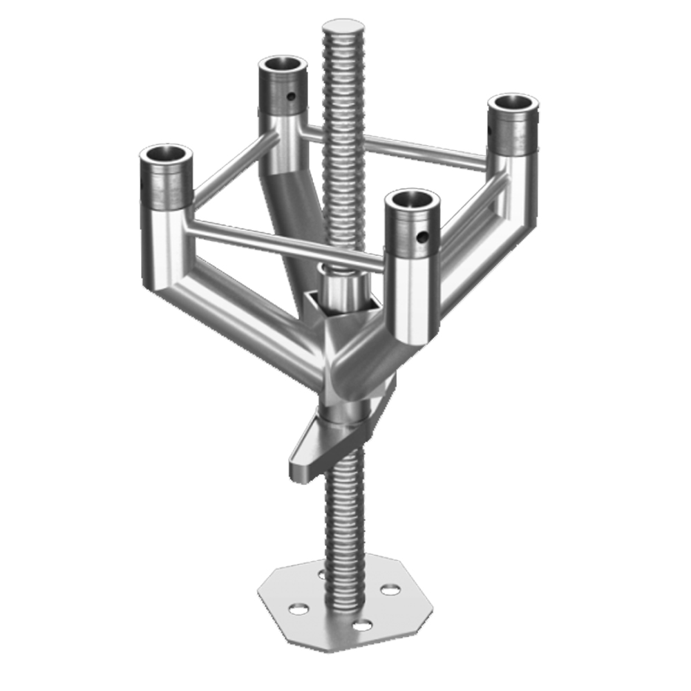 DuraTruss DT 34-Niveler Foot – firkanttruss i DT 34/2-serien