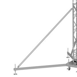 DuraTruss DT LO-PA05 Long outrigger – komponent til PA Tower 05
