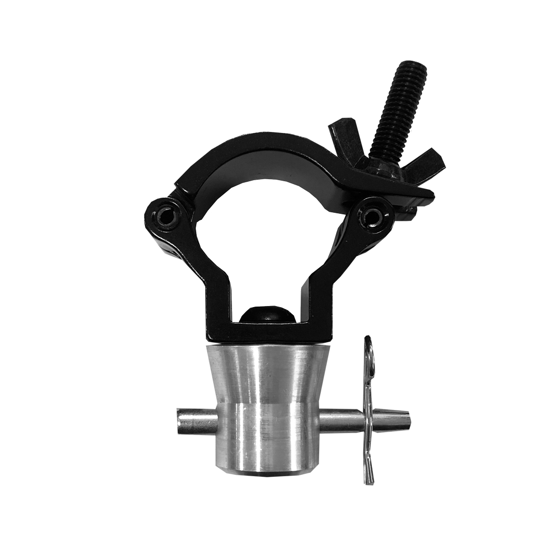 DuraTruss DT Jr Clamp With Halfcone 75kg Black – klemme/coupler for 32–35 mm