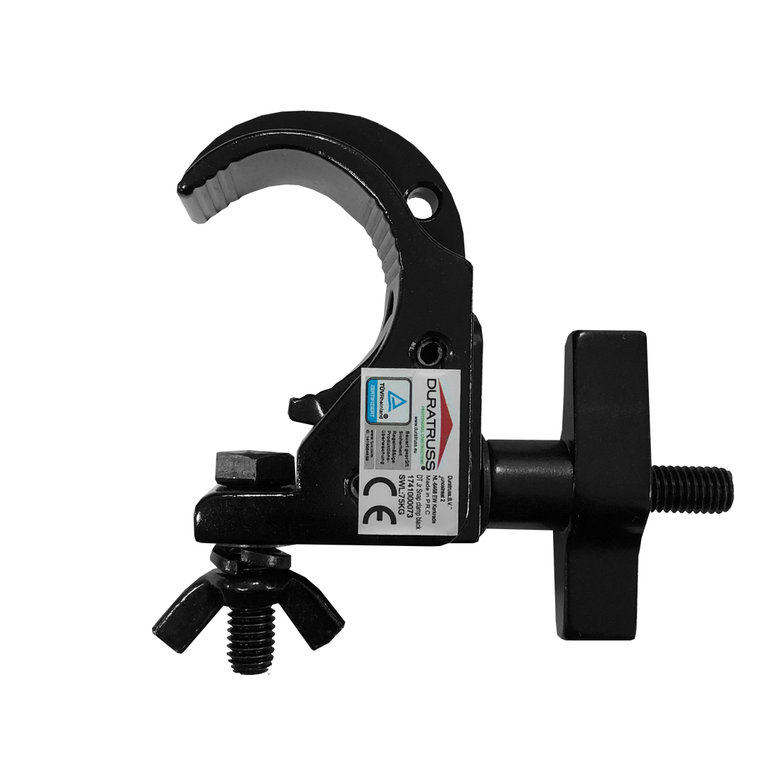 DuraTruss DT Jr Snap Clamp 75kg Black – klemme/coupler for 32–35 mm