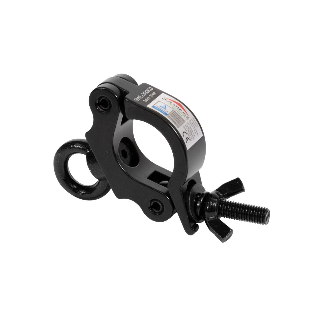 DuraTruss DT Narrow Eye Clamp 200kg Black – klemme/coupler for 48–51 mm