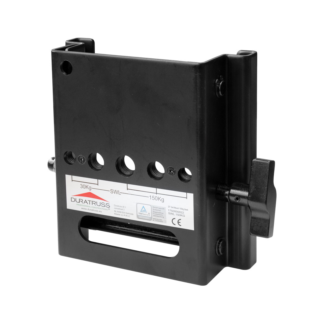 DuraTruss DT Tent Mount 150kg Black – klemme/coupler