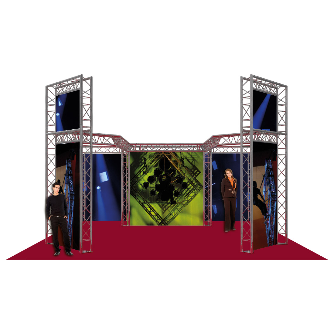 DuraTruss DT 33-Show System 06 Model A – komplett trussystem