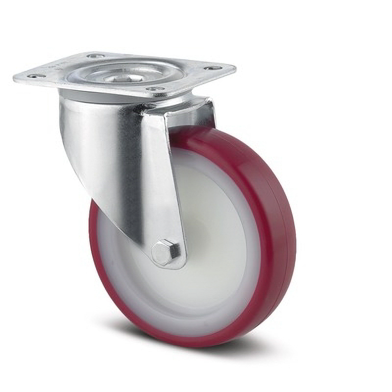 DuraTruss Tente Red wheel without brake 100mm – transportvogn