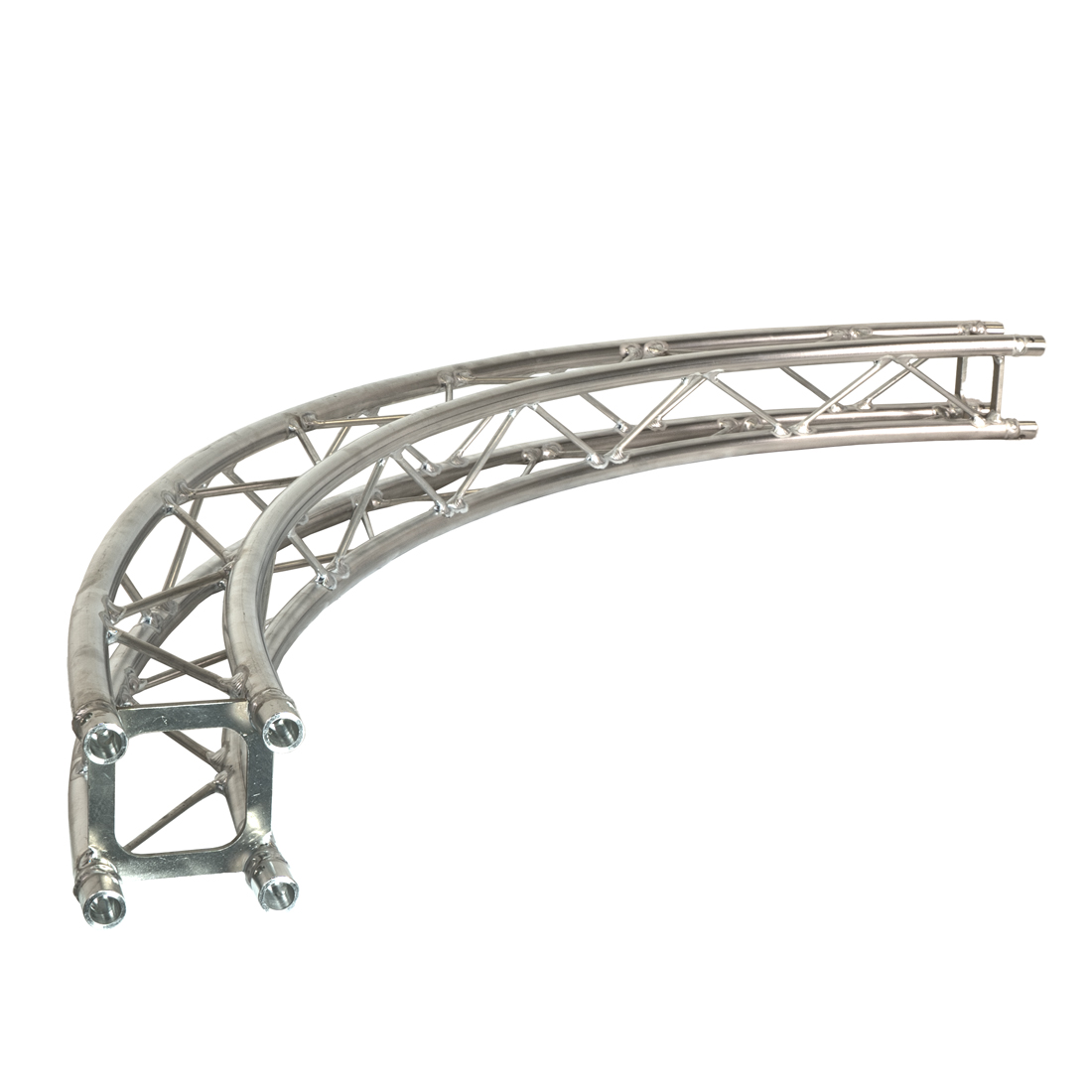 DuraTruss DT 14/2-Circle Part-2m-90° – firkanttruss i DT 14/2-serien