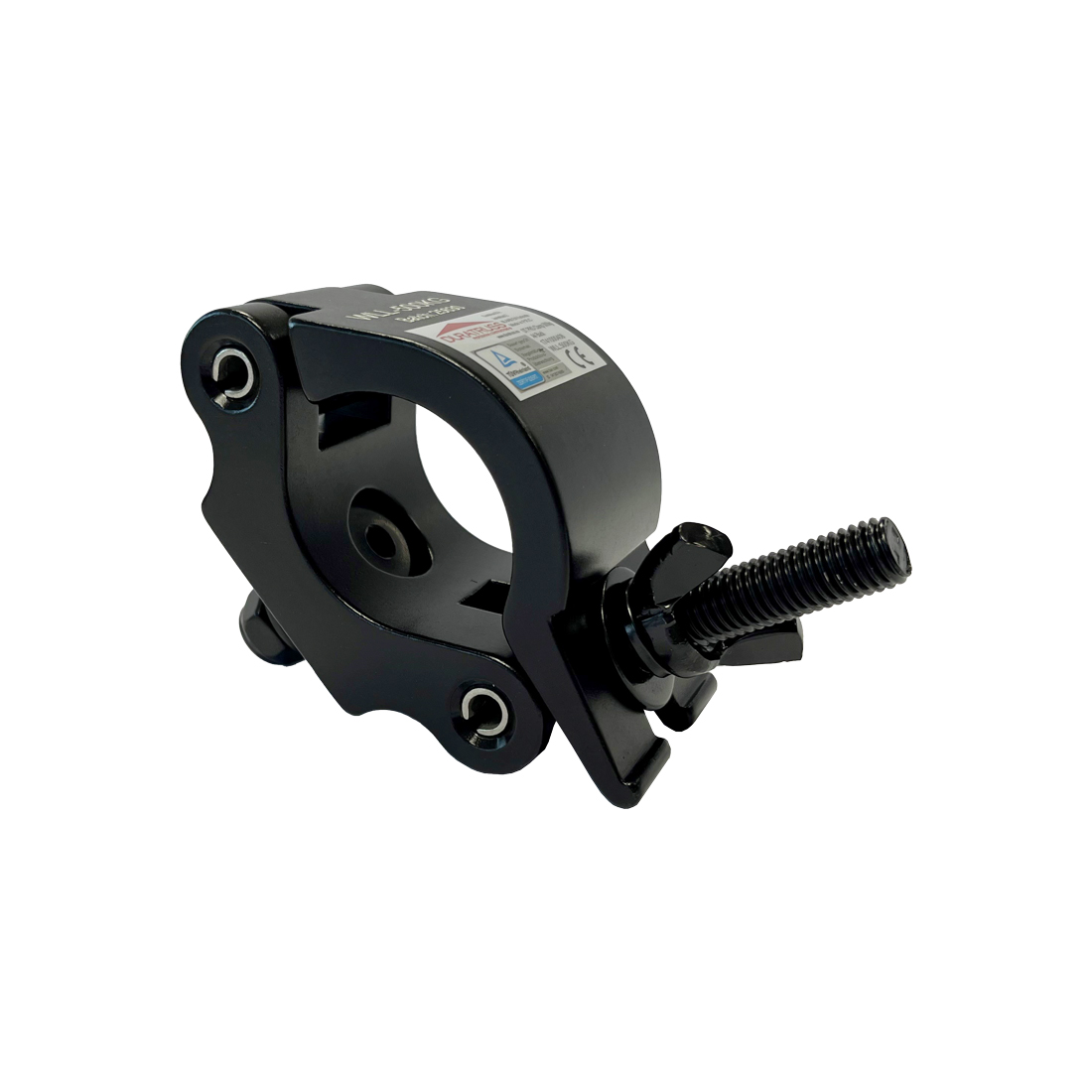 DuraTruss DT PRO Clamp 500kg Stainless A4 Black – klemme/coupler for 48–51 mm