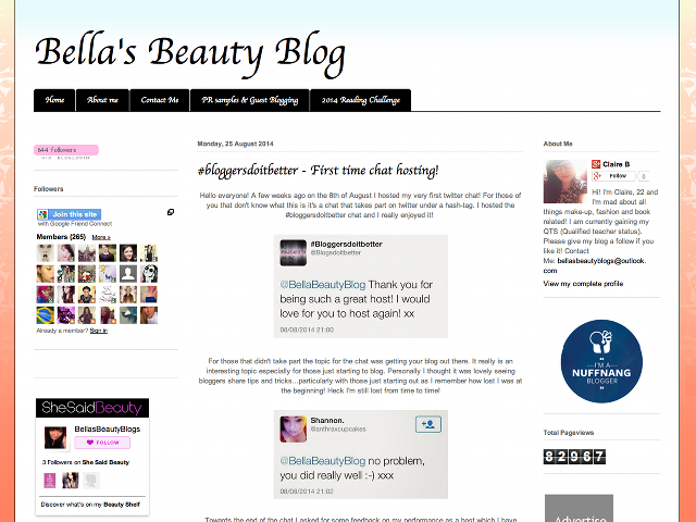 Bella's Beauty Blog