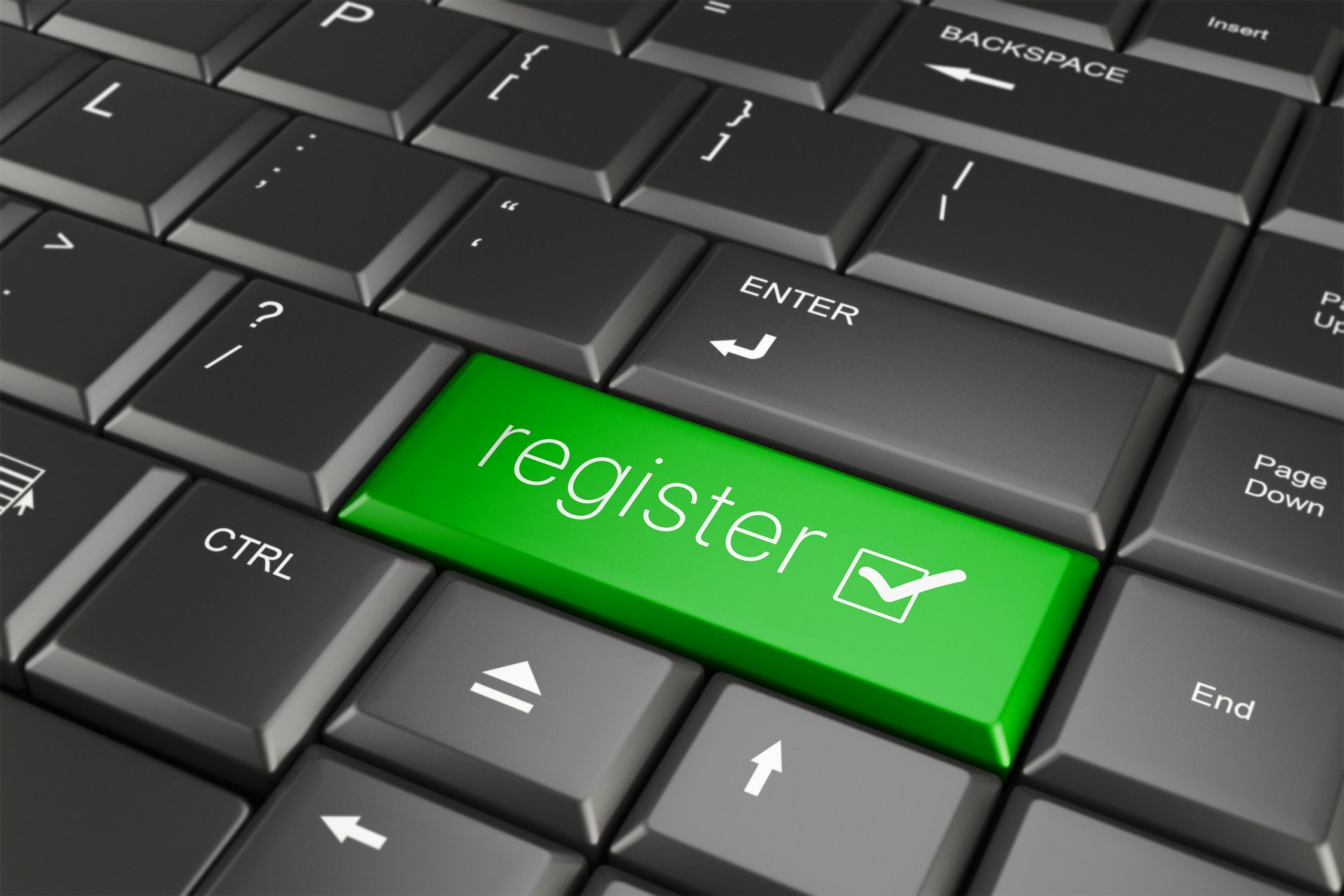 Register online button