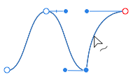 Drag on curve