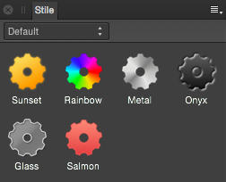 Das Panel "Stile"