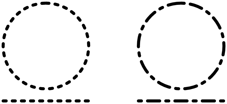 Strichlinienmuster