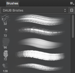 Brushes panel