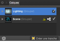 Sous-fenêtre Calques (Export Persona)