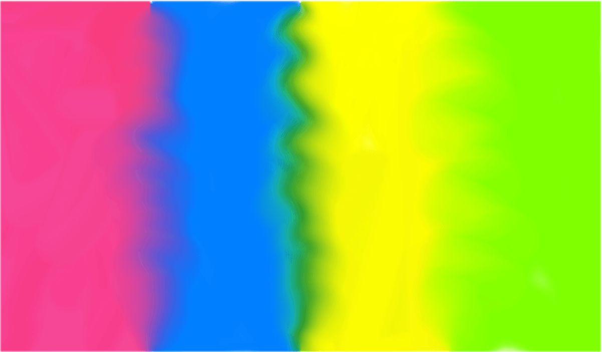 Mixing colors example