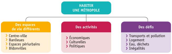 Evaluation 6eme Les Metropoles Et Leurs Habitants