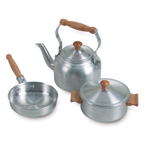 Kastrullset metall, 3 delar