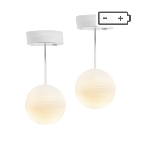Lundby 2 rislampor batteri