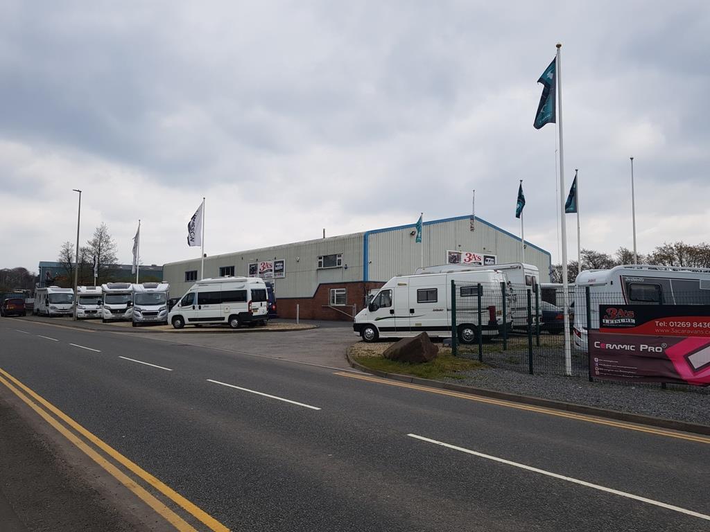 Former 3A's Caravan Centre, 11b Heol Parc Mawr, Llanelli, SA14 6RE