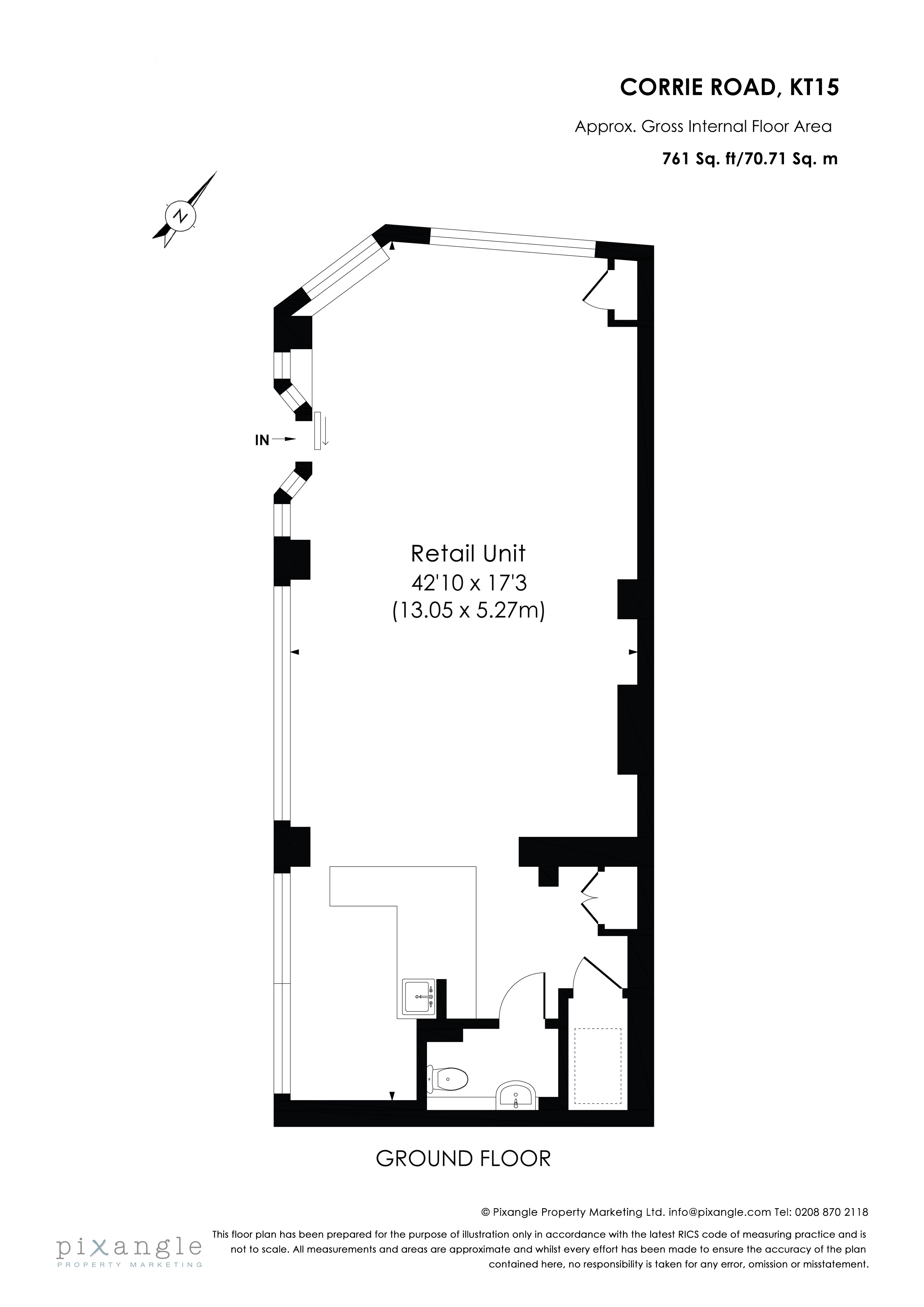 154 Station Road, Addlestone - Shop Plan.jpg
