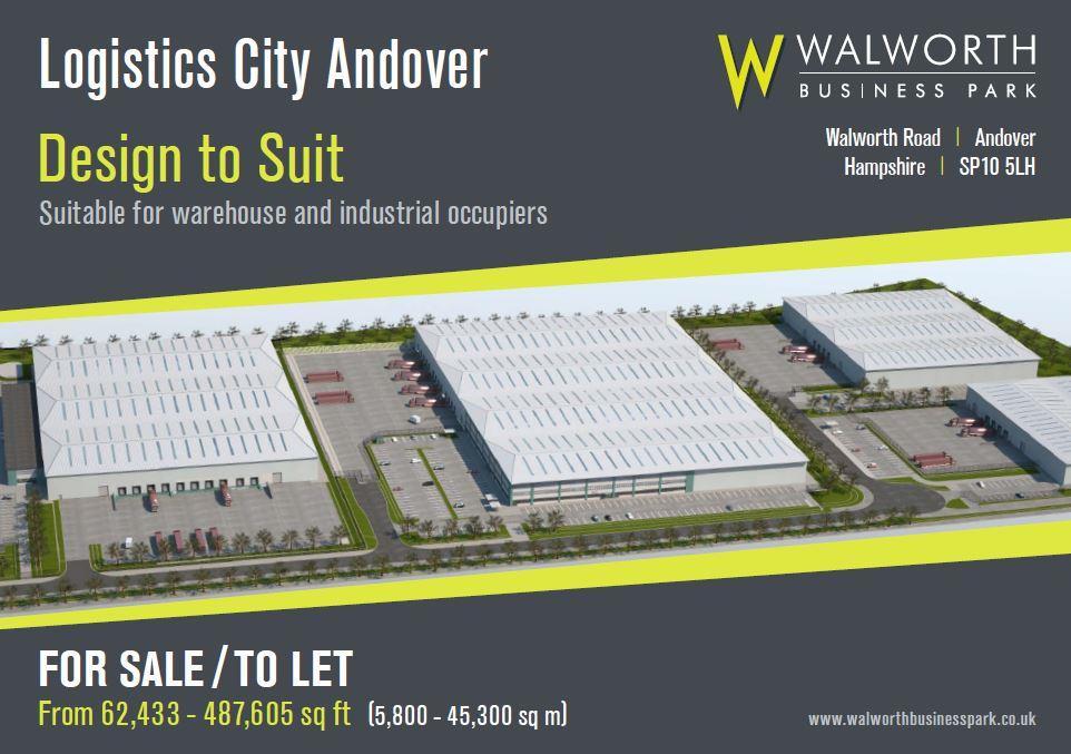 Logistics City Andover, Plot 90 Walworth Business Park, Andover, SP10 5LH