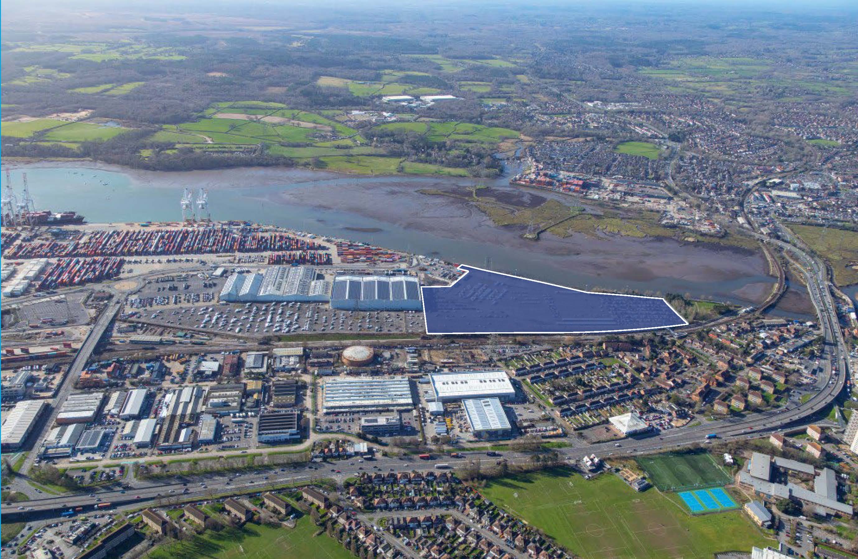 Redbridge Development Site, Western Docks, Southampton, Hampshire, SOI5 0AL