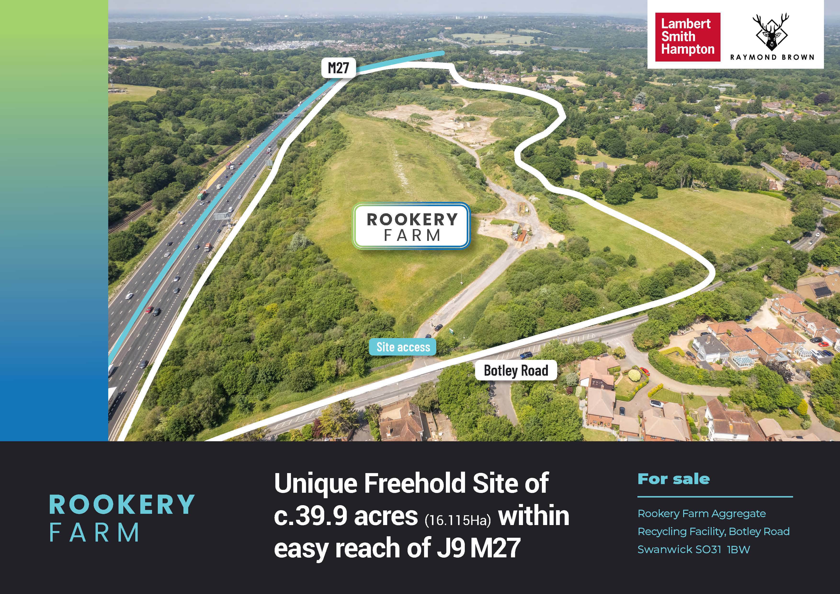Rookery Farm Aggregate Recycling Facility, Botley Road, Swanwick, Hampshire, SO31 1BW