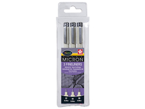 Pigma micron etui 3 zwart