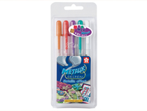 Metallic blister 5 mix gelpennen