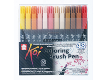 Koi color brush pen set 48