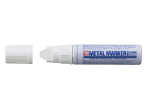 Metal marker 10 mm wit