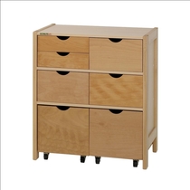 Kast 110 Houtnerf met 7 laden