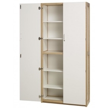 Kantoorkast met legplanken + optioneel lectuurlegplanken, kleur wit