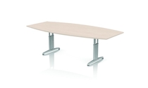 Vergadertafel tonvormig MO4 HI (hoogte 62-85)