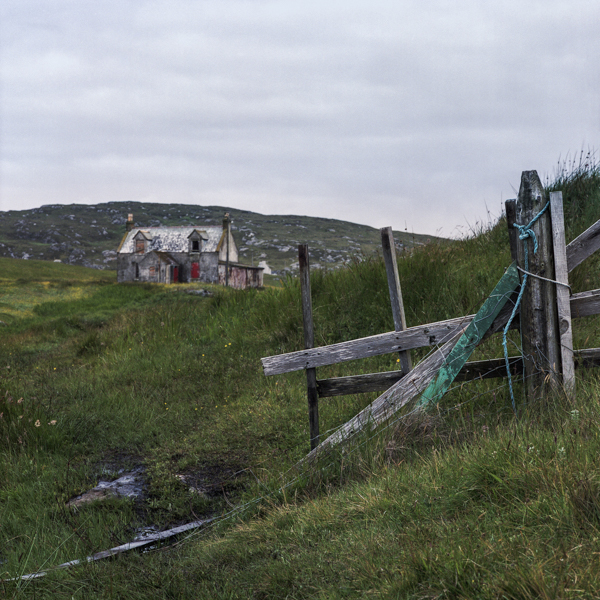 Croft and Fence, Eriskay, Outer Hebrides, decay, abandoned