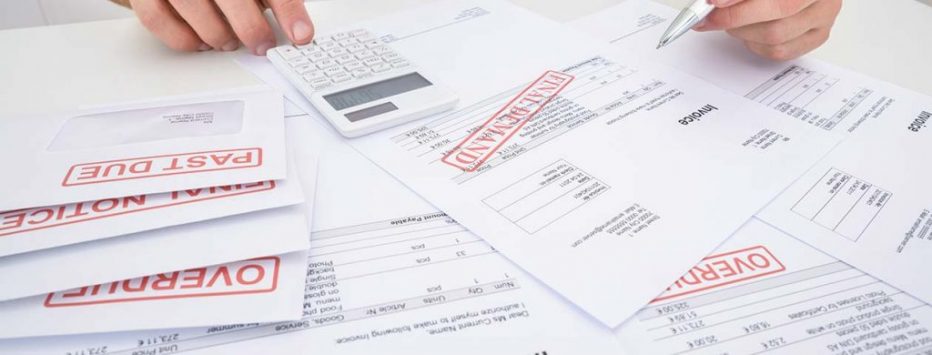 final notice overdue invoices debt