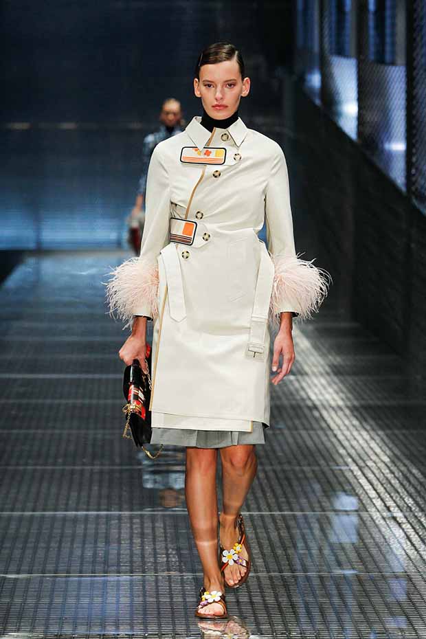 prada trench